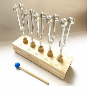 5 pc Binaural Brainwave Tuning Fork Set