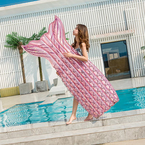 Inflatable Mermaid Tail Pool Floats