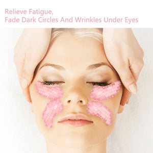 Natural Rose Quartz Crystal Eye Mask