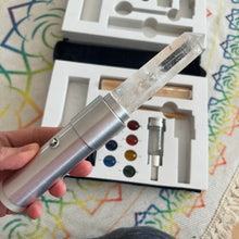 Load image into Gallery viewer, Quartz Crystal Light &amp; Color Therapy Kit in Case + Bonus Course