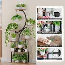 Load image into Gallery viewer, 8 Tier Multi-layered Instrument Display Shelf with Lights