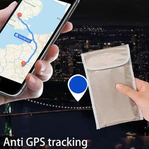 EMF Blocking RFID Cell Phone Signal GPS Blocking Faraday Bag