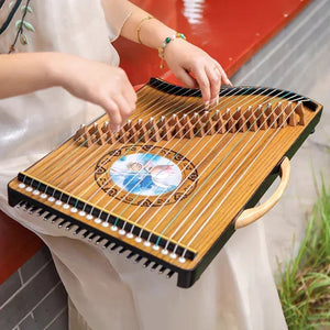 21 Strings Portable Mini Guzheng + FREE Carrying Bag