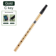 Load image into Gallery viewer, Irish Tin Whistle Key of C or D + FREE Case and Storage Bag