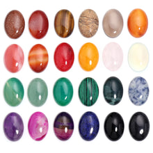 Load image into Gallery viewer, 2/5/10pcs per Pack Natural Crystal Oval Shape Cabochon Stones