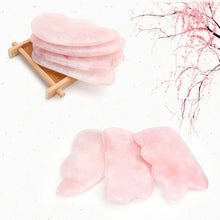 Load image into Gallery viewer, Natural Rose Quartz Jade Guasha Board