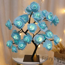 Load image into Gallery viewer, LED Rose Flower Table Lamp