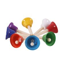 Load image into Gallery viewer, 8-Note Colorful Hand Bell