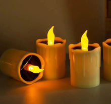 Load image into Gallery viewer, 6pcs Flameless Solar Tea Light Flickering Candles