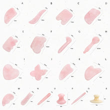 Load image into Gallery viewer, Natural Rose Quartz Jade Guasha Board