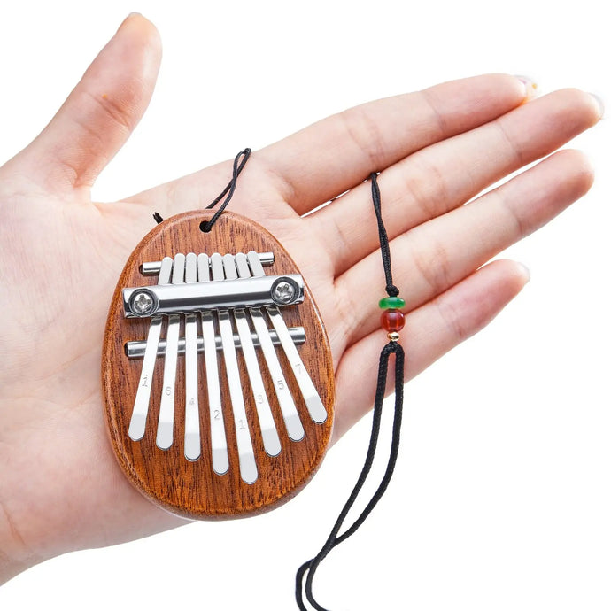 8 Key Mini Kalimba Thumb Piano, Water Drop Style