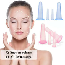 Load image into Gallery viewer, 4pcs Silicone Vacuum Facial Suction Cups