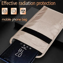 Load image into Gallery viewer, EMF Blocking RFID Cell Phone Signal GPS Blocking Faraday Bag