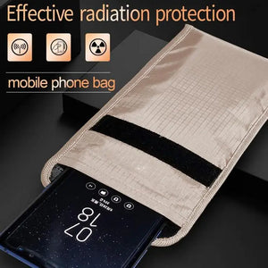 EMF Blocking RFID Cell Phone Signal GPS Blocking Faraday Bag