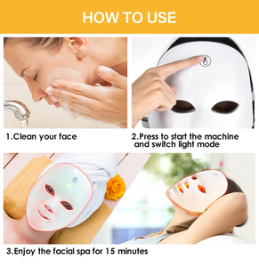 7 Colours LED Light Photon Facial Mask