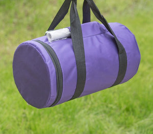Practitioner Bowls - Handled Singing Bowl, 6-8 Inch Sunshine Orange + FREE Mallet and Carrying Bag
