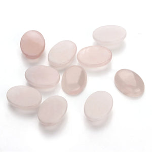 2/5/10pcs per Pack Natural Crystal Oval Shape Cabochon Stones