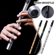 Load image into Gallery viewer, Irish Tin Whistle Key of C or D + FREE Case and Storage Bag