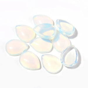 5/10pcs Natural Waterdrop Crystal Cabochon Stones