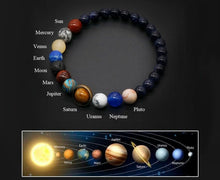 Load image into Gallery viewer, Natural Stone Solar System Bracelet