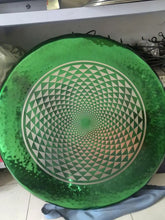 Load image into Gallery viewer, Green Geometry Gong + FREE Mallet