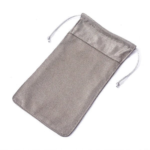 EMF Radiation Protection/ Anti-Hacking Tracking RFID Faraday Phone Drawstring Pouch