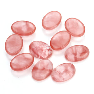 2/5/10pcs per Pack Natural Crystal Oval Shape Cabochon Stones