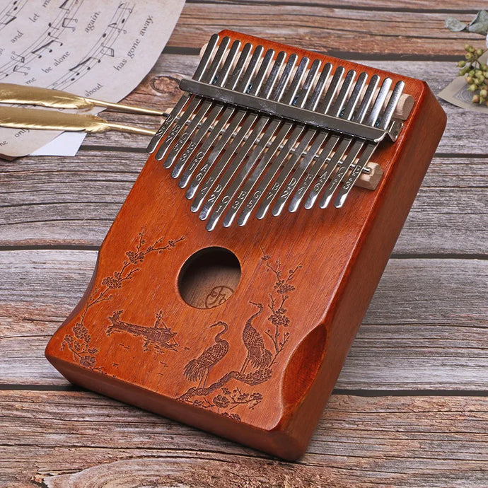 17 Keys Portable Tuned Kalimba Thumb Piano