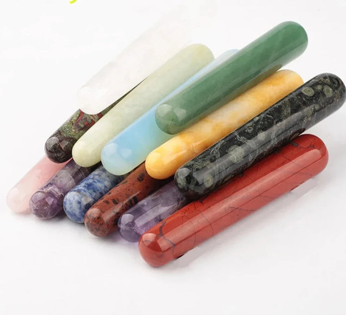 1pc Natural Crystal Massage Wand