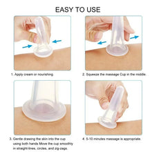 Load image into Gallery viewer, 4pcs Silicone Vacuum Facial Suction Cups