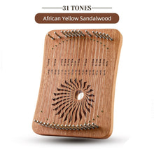 Load image into Gallery viewer, 17/31 Strings Fingerplay Lyre Harp Chromatic Thumb Piano