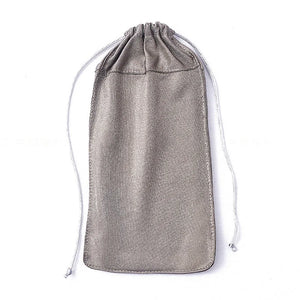 EMF Radiation Protection/ Anti-Hacking Tracking RFID Faraday Phone Drawstring Pouch