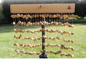 African Pala and Kenari Nut Wind Chimes