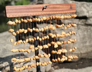 African Pala and Kenari Nut Wind Chimes