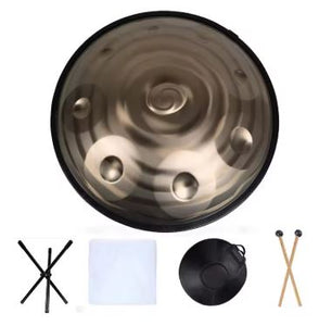 9/10/12 Notes Spiral HandPan Tongue Drum, 440Hz D Minor