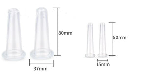 4pcs Silicone Vacuum Facial Suction Cups