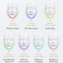 Load image into Gallery viewer, 7 Colours LED Light Photon Facial Mask