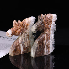 Load image into Gallery viewer, Quartz Crystal Unicorn - Hand Carved