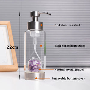 Gemstone Crystal Soap Dispenser