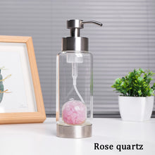 Load image into Gallery viewer, Gemstone Crystal Soap Dispenser